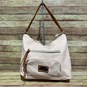 Valentina Pink Leather Shoulder Bag